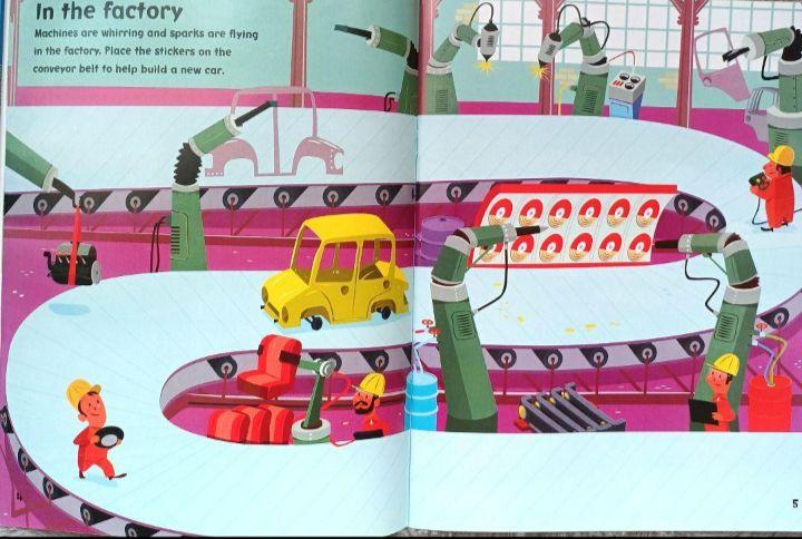 [USED] Usborne Sticker Book