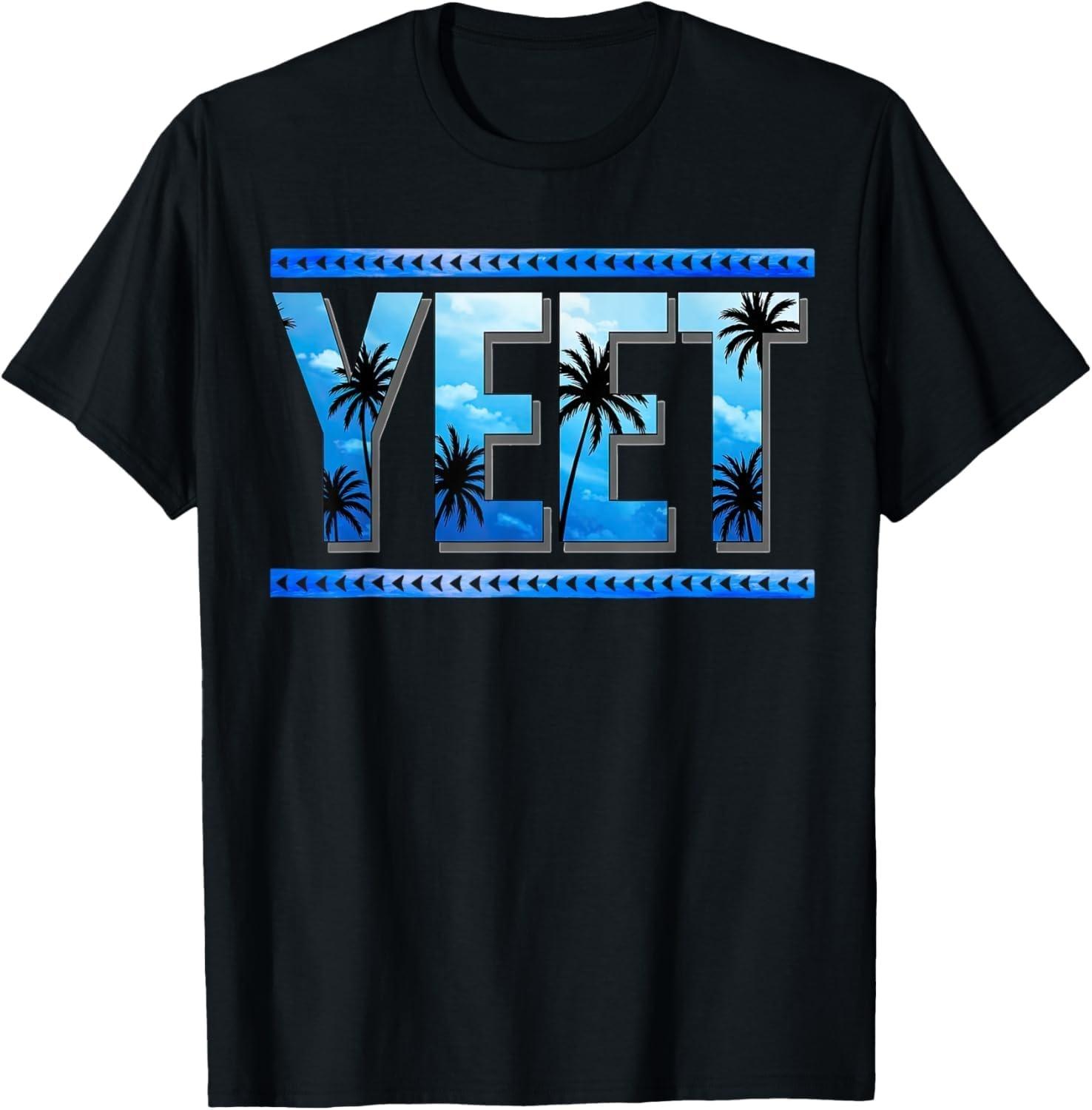 XuBXHOD Retro Yeet Shirt Funny Saying for Men Women T-Shirt S