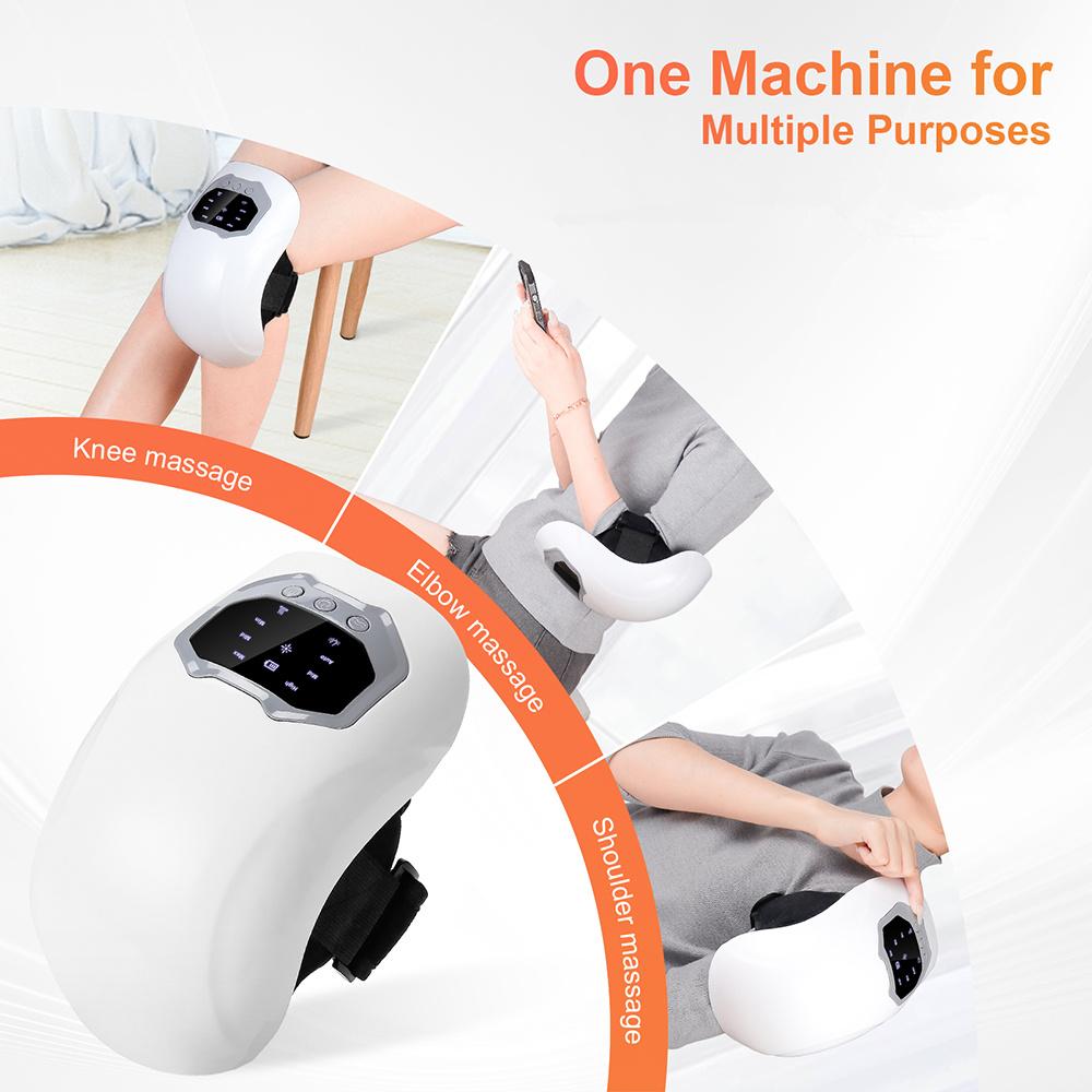 Massaggiatore Smart Wireless per Ginocchio Vibrazione Pressione dell'Aria Impastamento Macchina per Massaggio Ginocchio Elettrico Gomito Spalla Ginocchio masajeador