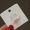 Natural Crystal Pearl Tourmaline Strawberry Crystal Bangles Women Fashion Jewelry Accessories Gift