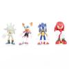 Adorable Blue Hedgehog Sonic And Fox Figurine Collectible Toy Pvc Model