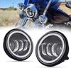 VOSICKY Universal Retrofit LED Fog Lights for DC High IP67 Low Energy Set of 2 Harley-Davidson Motorcycles, 4.5-inch, 12V/24V, 30W, Brightness,