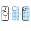 CASEEVO For iPhone 16 Pro Case Compatible with MagSafe TPU Acrylic Magnetic Phone Cover with Detachable Grid Backplate