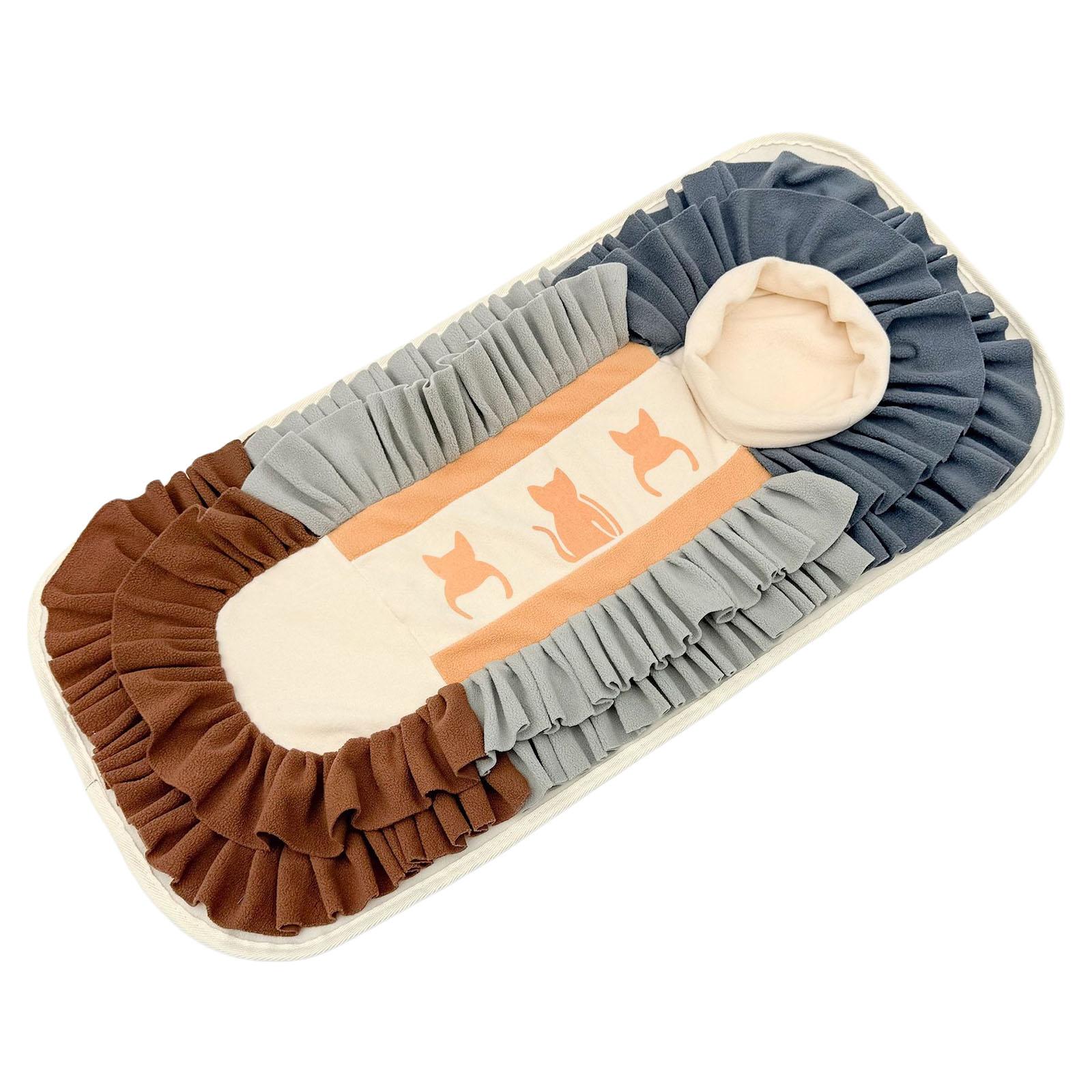 Washable Felt Pet Sniffing Pad Foldable Dog Slow Feeding Mats Toy Dog Training Snuffle Mats for Training and Playtimes 1