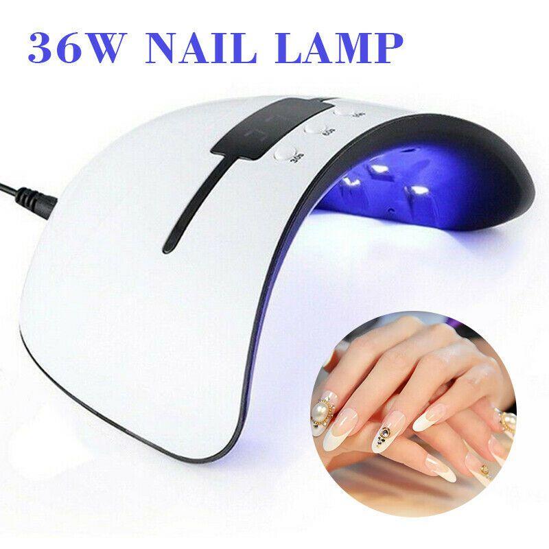Luxurious 36w Nail Polish Dryer Uv Led Lamp With Advanced Timer For Perfect Manicure