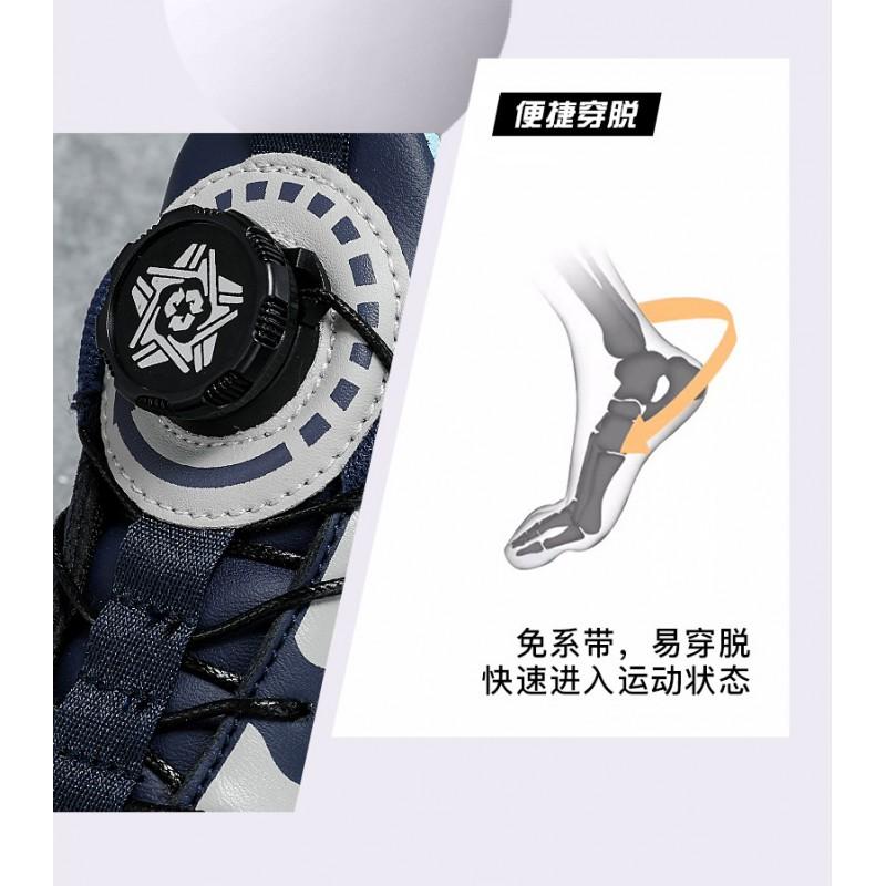 Boys Winter Warm Running Shoes With Fleece Lining Lightweight Anti-Slip Sports Sneakers Kids 4-16 Years