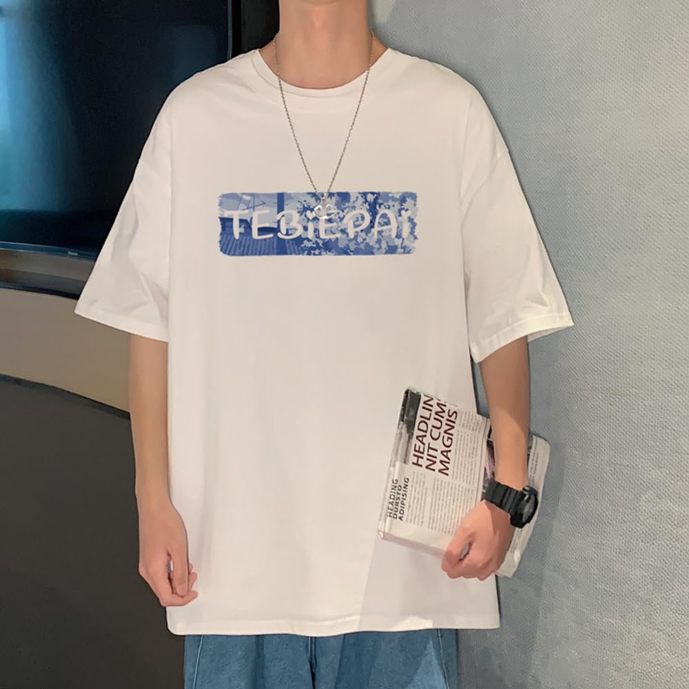 Summer clothes for short sleeve crew large cute bear light and soft stylish spring and summer 2XL [Aaronlive] men, t-shirt, neck, stylish, size,