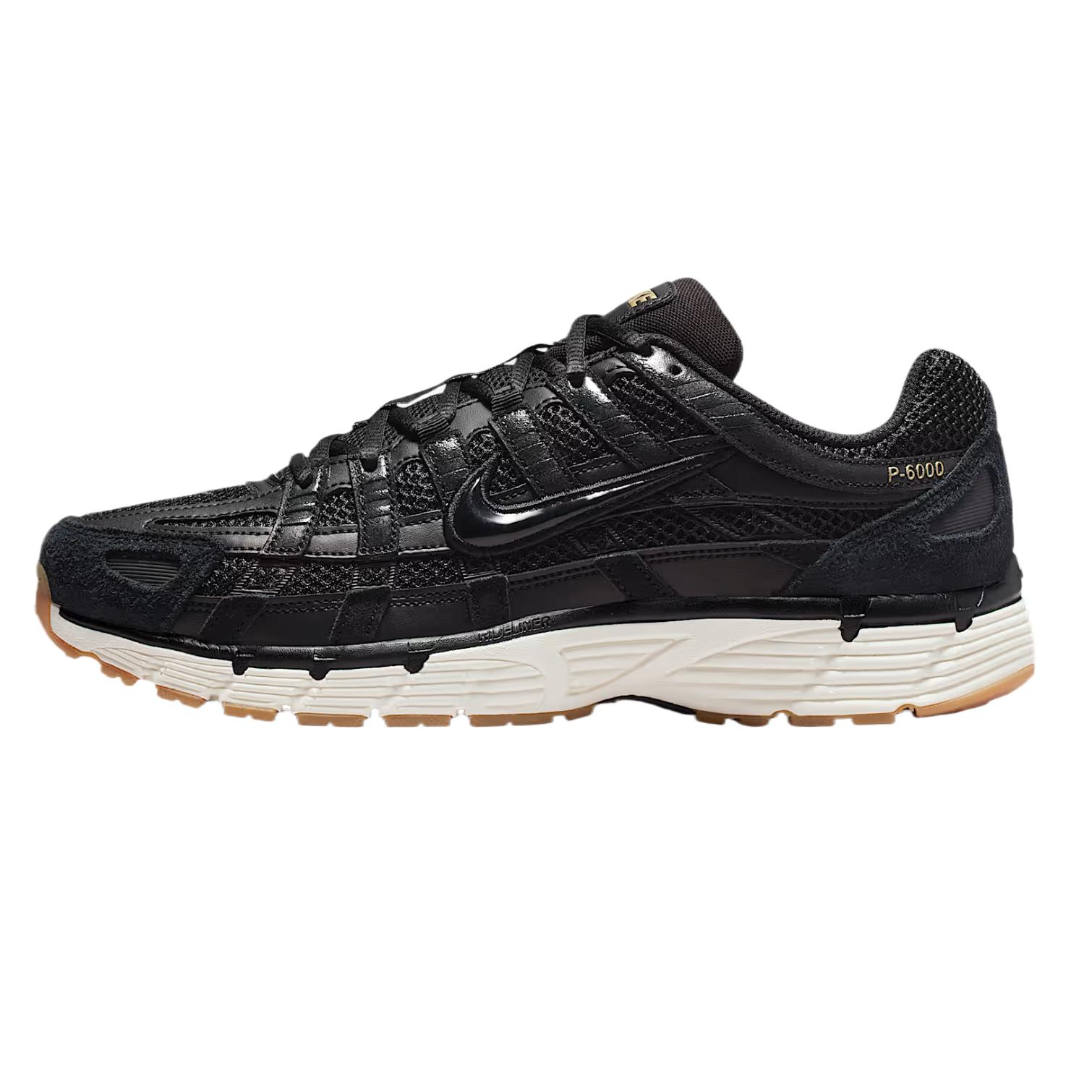 Nike P-6000 Melni Metāliski Zelta Graudaini
