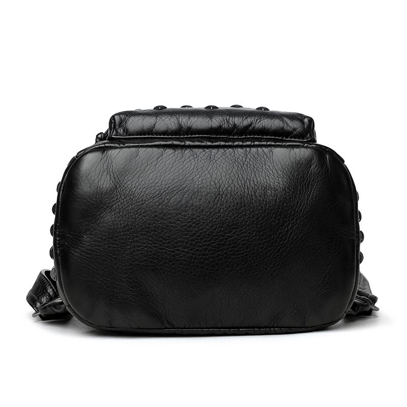 Rivet PU Backpack Women Travel Backpack