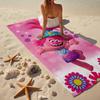 Ultra-Soft Beach Towel with Trolls Theme,Ideal for Pool - Camping, Diving - Perfect Travel Essential, Vibrant Beach Towel.