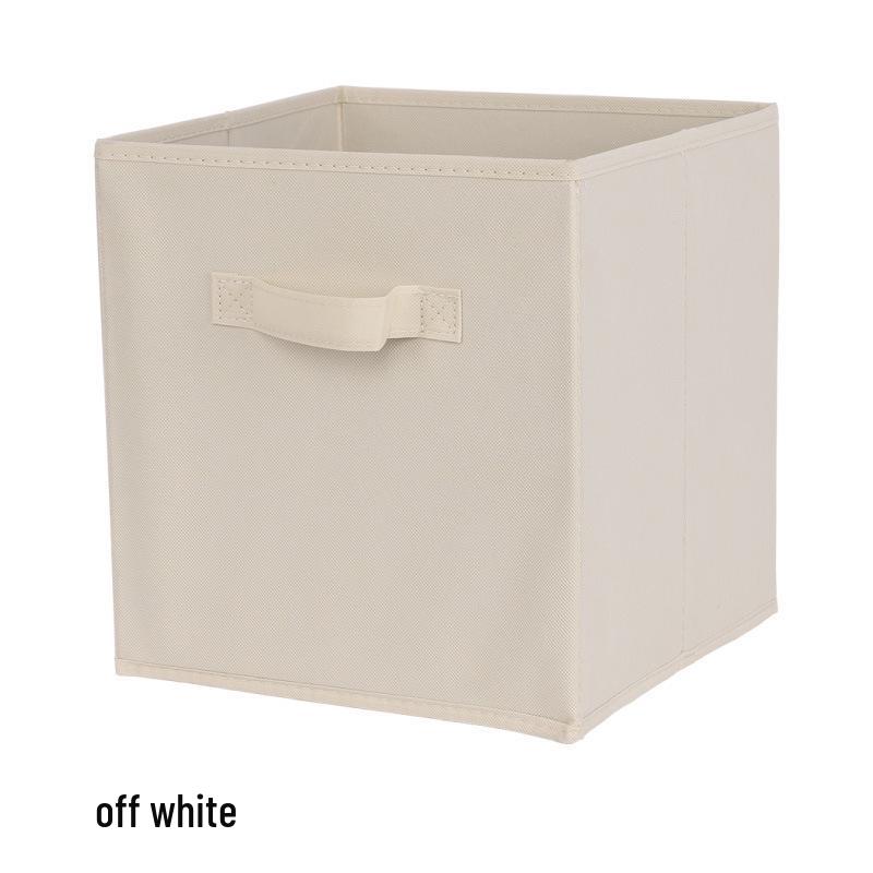 

Складной ящик для хранения из нетканого материала для одежды и канцелярских принадлежностей бежевый