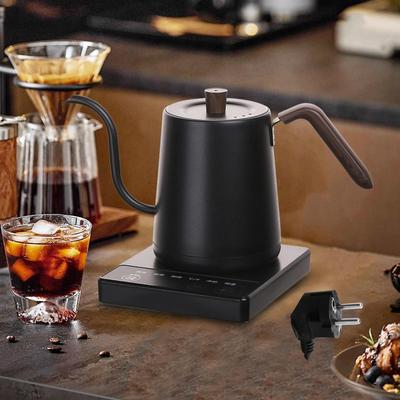 Elektrická konvice na kávu 1000W Vroucí voda pro kempování Venkovní piknik černá