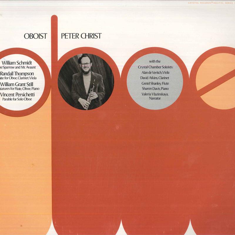 

LP Record PETER CHRIST - Oboist Peter Christ S321 CRYSTAL Non Japan Classical Used