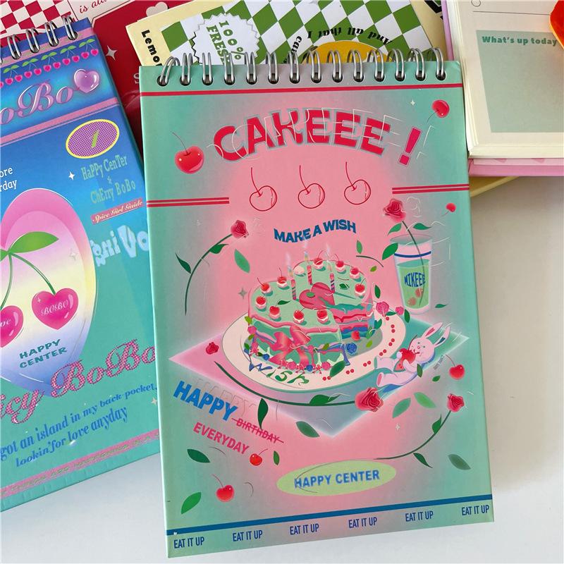 Kawaii Sweet Coil Time Management Notepad Cute Daily Weekly Planner  Agenda Organizer Diary Journal Notebook Stationery