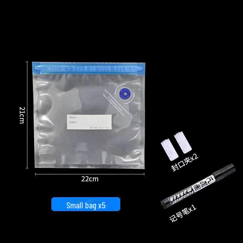 

Вакуумный пакет с застежкой-молнией для сохранения продуктов питания и хранения вторсырья