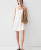 Masimodutti Linen Blend Fluid Short Dress