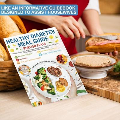 3pcs Portable Diabetes Food List Multi-function Healthy Food Programme Diabetic Food Chart Brochure Diabetes Food Schedule
