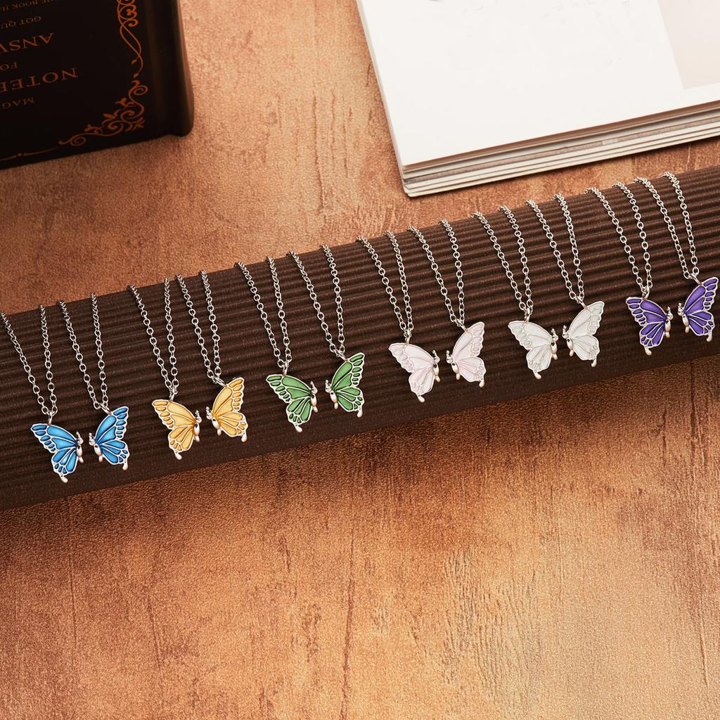 Schmetterlings-Halskette für Damen, Schlüsselbeinkette, glänzend, beste Freundin, Geburtstagsgeschenk, Schmuck, Geschenk