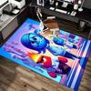 1pc. Blue Inside Out Movie Character Area Rug - Home Office Chair Mat Outdoor Carpet Gift for Adultsz041018