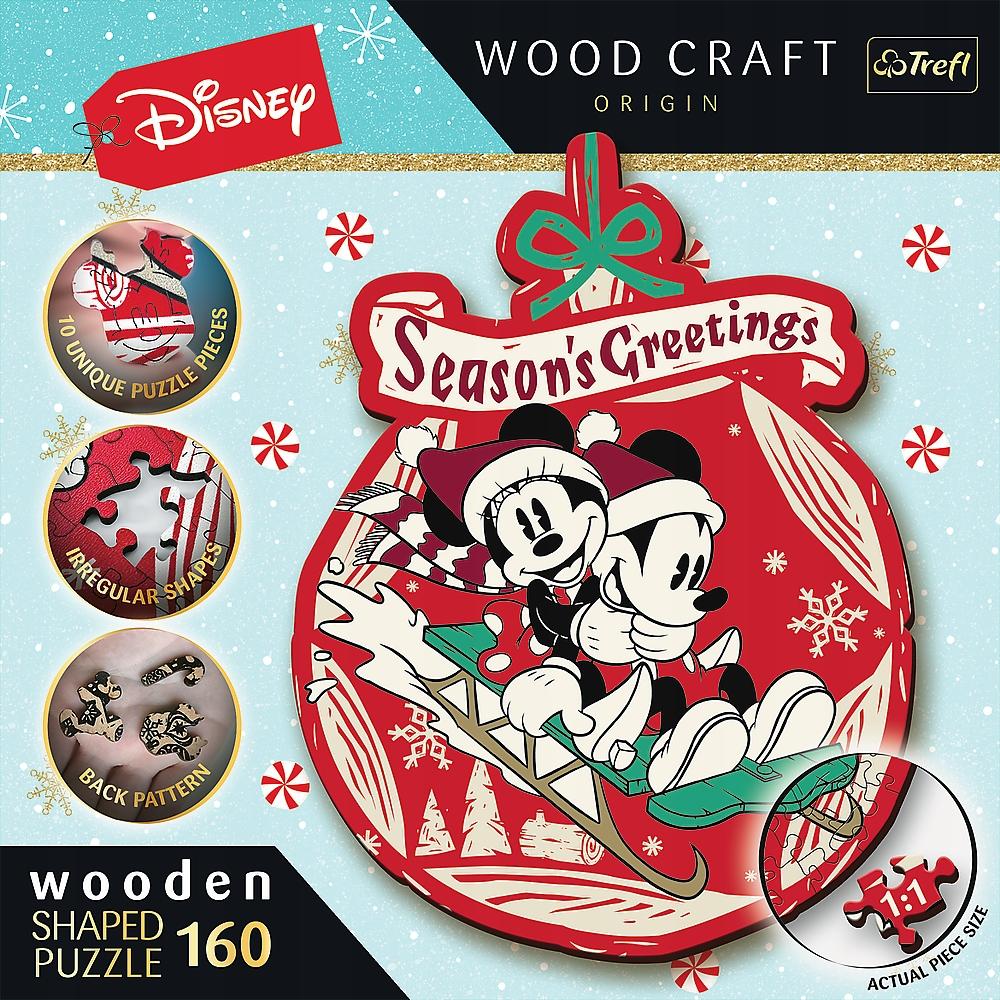 Holzpuzzle Weihnachtsabenteuer Mickey und Minnie Disney 9+ trefl 20192