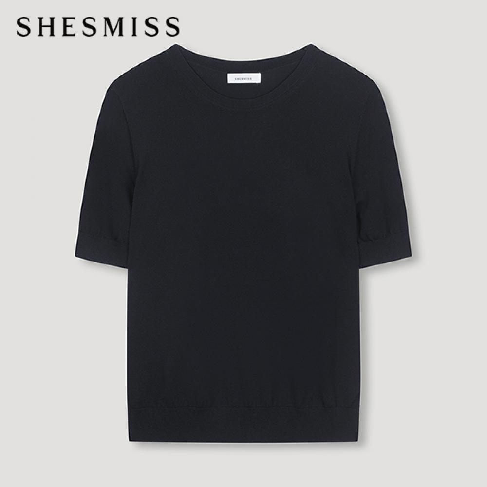 

She S miSS Puff короткий рукав трикотажный топ SSkpon22530 Dn DARK NAVY/55