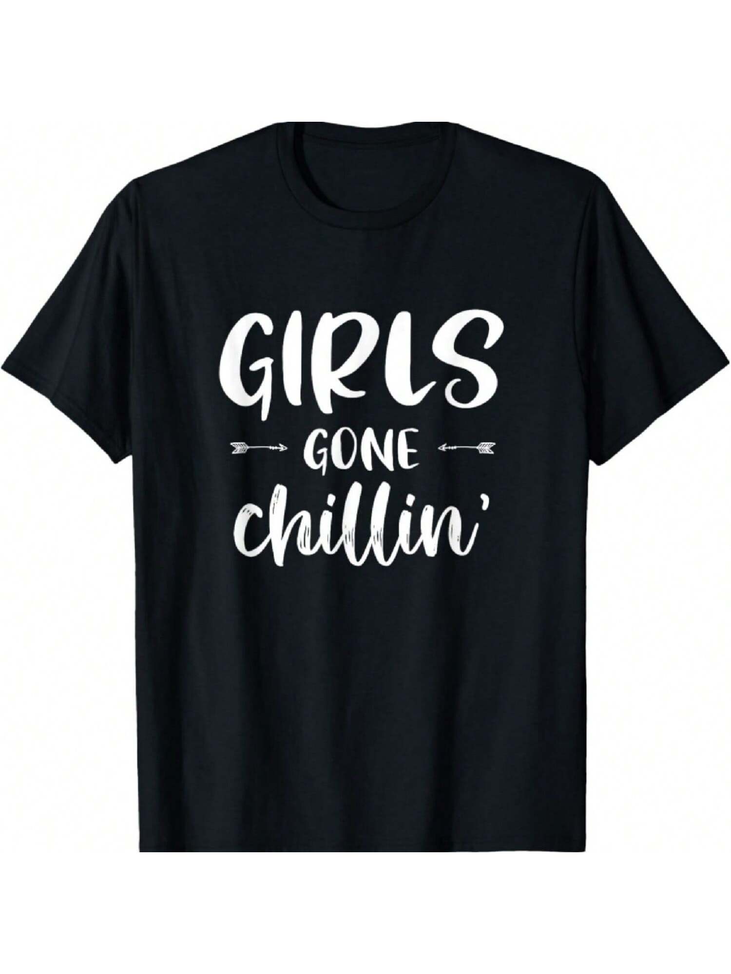 Girls Gone Chillin Tee Girls Relax Vacay Weekend T-Shirt S разноцветный