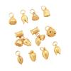 S925 Silver Tulip, Lily, and Lotus Seed Pod Dangle Pendant for DIY Bracelets & Necklaces