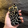 Black Water Ripple Phone 15 14 13 12 11 Pro Max Shockproof Bumper Back Cover For iPhone 16 Case Funda Bumber