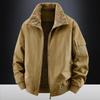 2025 Men's Autumn/Winter Plus Velvet Thick Warm Casual Workwear Jacket 2520