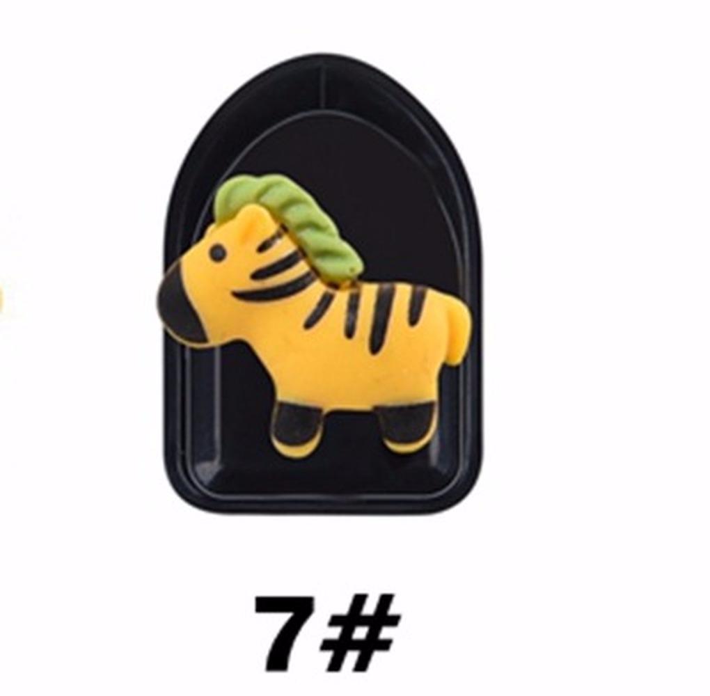 6шт Авто сиденье Спинка Мультфильм Мини-крюк Творческий Симпатичный автомобиль Липкий Многофункциональный крюк Интерьер Автомобильные аксессуары