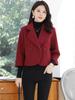 Women's Short Wool Coat - Petite, Versatile, and Stylish for Autumn and Winter