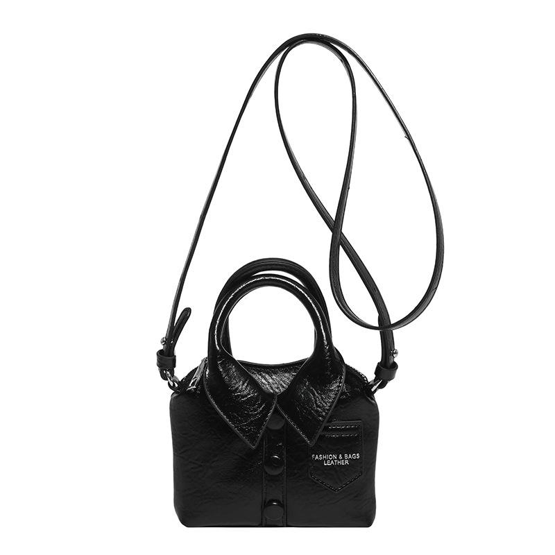 New Women's High-End Mini Bag Creative Shoulder Purse, Versatile Top-Handle Crossbody Handbag with Unique Clothing Design