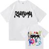 Rawayana Donde Es El After Album Y2K T Shirt Unisexs Clothing High Street Tee Shirts Fashion Cotton Tee Shirt Streetwear Teenagers