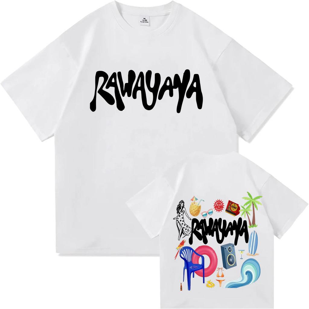 Rawayana Donde Es El After Album Y2K T Shirt Unisexs Clothing High Street Tee Shirts Fashion Cotton Tee Shirt Streetwear Teenagers
