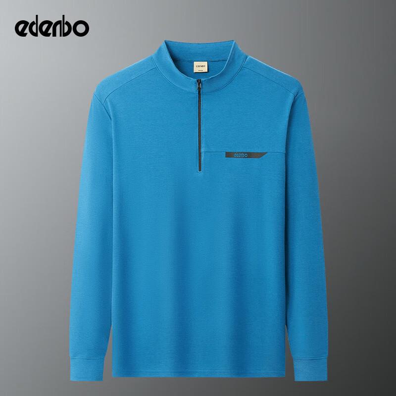 Edenbo Men s Long Sleeve Casual Business T-Shirt L