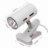 Bombilla de Luz UVA UVB para Reptiles 50W Espectro Completo Lámpara Solar Lámpara de Calor para Tomar el Sol con Pinza para Anfibios