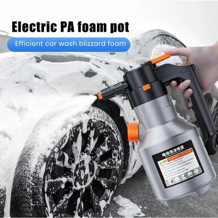 2L Electric snow foam bottle/Car snow foam sprayer/Pressure foaming bottle/Car wash bottle