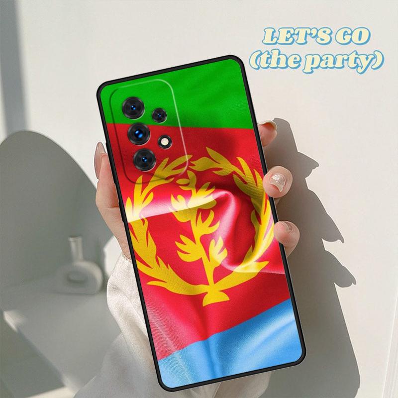 Eritrea Flagge Handyhülle Für Samsung Galaxy A42 A31 A40 A51 A71 A32 A80 A91 A52 A72 A73 A20e A21S A50 A70 A11 A12 Hülle