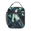 Genshin Impact Xiao 9 Insulated Lunch Bag for Women Kids Portable Food Boxes Thermal Lunch Box Tote