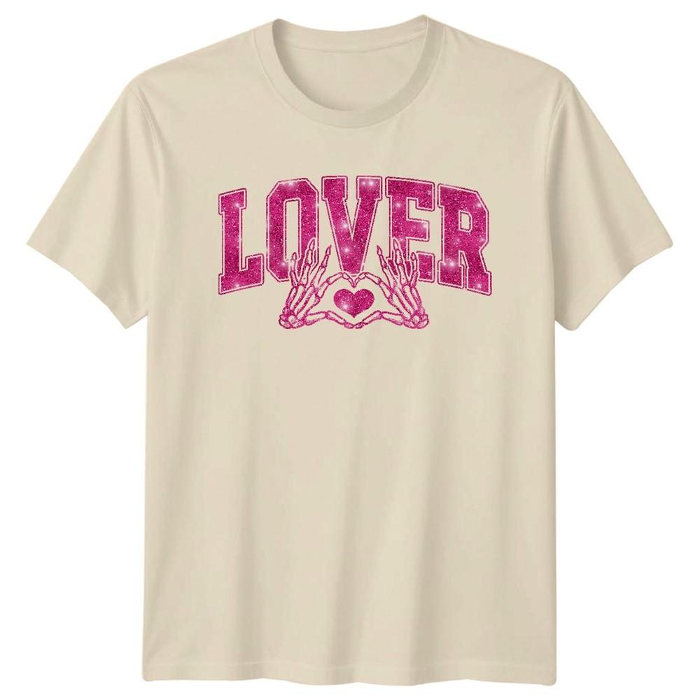 Lover Skeleton Heart Edgy RoUnisexce Love Unisexs TShirt Unisexs Tee Graphic Top