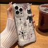 London-Themed Vintage Collage Trendy Pattern Clear Phone Case For iPhone 17 16 Pro Max 15 14 13 12 11 7 8 Plus 16E XS X XR Cover