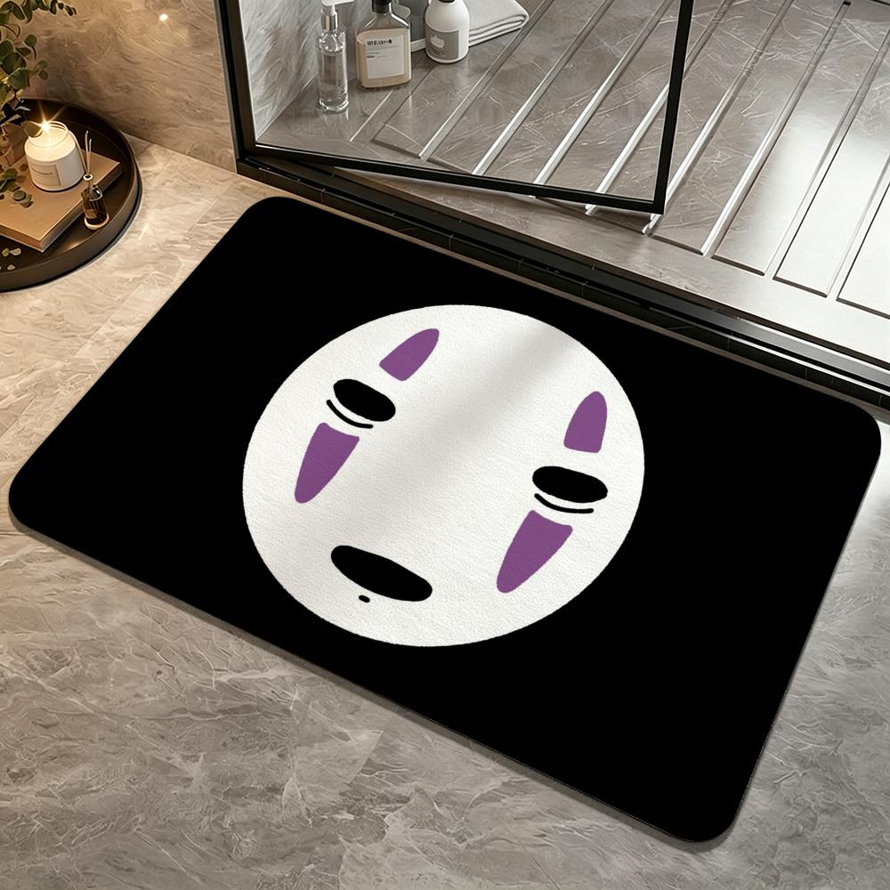IP-No-FaceS Floor Mat Bedroom Carpet, Bathroom Foot Mat, Doormat, Non-Slip Absorbent Multi-Use