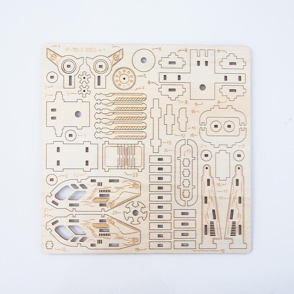 Wooden 3D Solar-Powered Helicopter Puzzle - Educational DIY Toy for Students and Kids