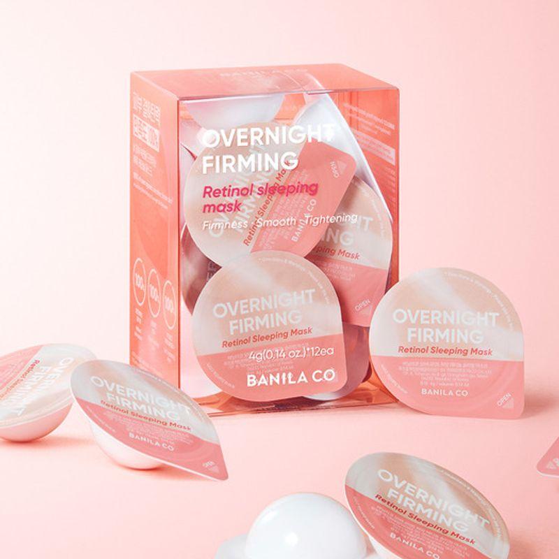 BANILACO Ночная укрепляющая ретиноловая маска для сна Travel Kit 4 г*12 шт. 4Gx12EA