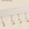 DANLE Modern Aluminum Wall Hook Rack
