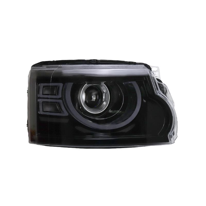 Land Rover Discovery 4 Defender-Style Headlight Assembly with LED Turn Signal & DRL (2010-2017 Models)