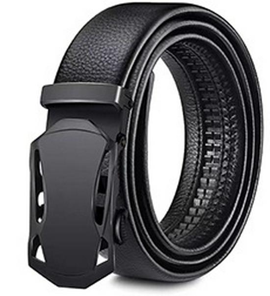 Men's Durable Automatic Buckle Leather Belt - Versatile Youth Business Trend Waistband