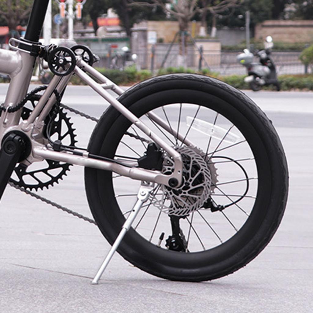Bike Kickstand Adjustable Bicycle Kickstand Aluminum Alloy Parking Bracket Accessories for JAVA NEO Triple Folding Bicycle