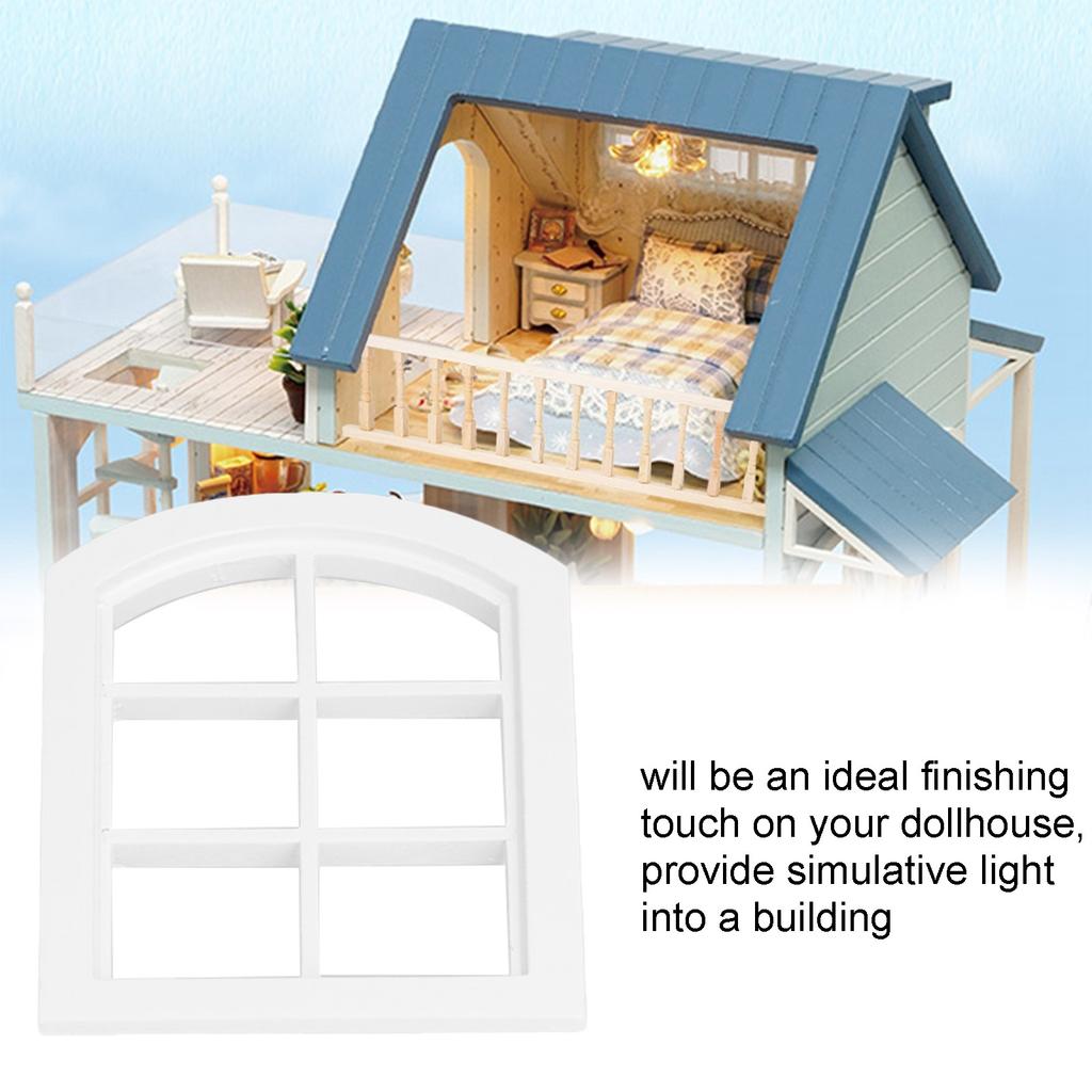 ature   Arched Window Furnishings with 6 Panes