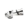 16PCS Black+Silver Guitar Strap Lock Pins Metal Material Universal Guitar Strap Pins  For Guitar